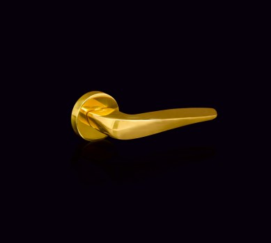 Hettich Polished Brass Finish  Luxury Door Handle - Aria701/50I