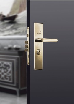 Hettich Antique Brass D1 Right Prolock Infinity Main Door Safety Lock, (Both Side Movable)
