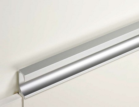 45 mm Profile for 4-5 mm Glass  , Stainless Steel
