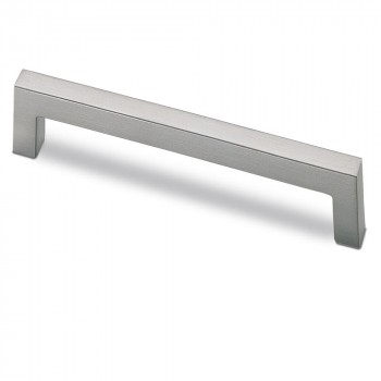Hettich Modern Stainless Steel Look Cabinet Handle, 202 mm