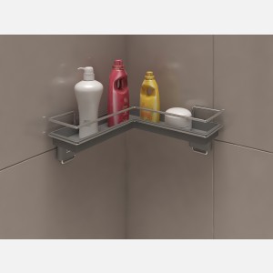 Hepo Stainless Steel Bathroom Corner Shelf