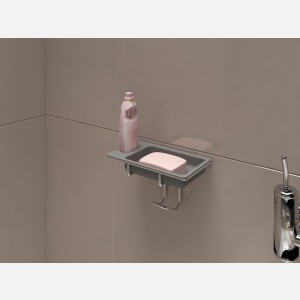 Hepo Stainless Steel Soap & Shampoo Holder 