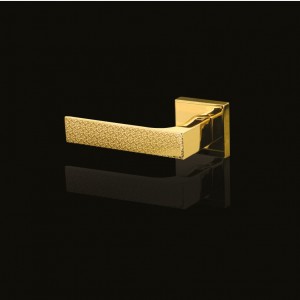 Hettich Inox Brass Finish Luxury Door Handle - Tuke Arrow624/50Q