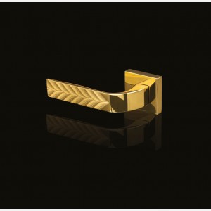 Hettich Inox Brass Finish Luxury Door Handle - Eidos Ninfa634/50Q	
