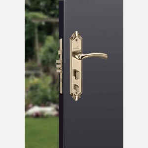 Hettich Antique Brass D4 Right Prolock Infinity Main Door Safety Lock, (Both Side Movable)