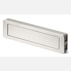 Hettich Touch In Complete stainless Steel Rectangular BA179