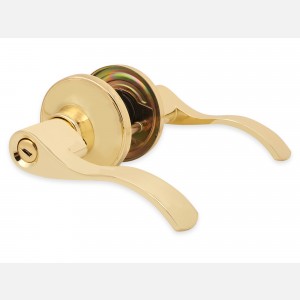 Hettich Polished Brass handle HCH 01 PB WC for Washroom door