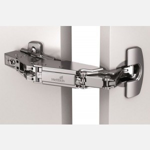 Sensys 8657i Hinge - TH52 for 15-32 mm thick doors; Opening angle 165° with mounting plate