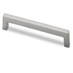 Hettich Modern Stainless Steel Look Cabinet Handle, 202 mm