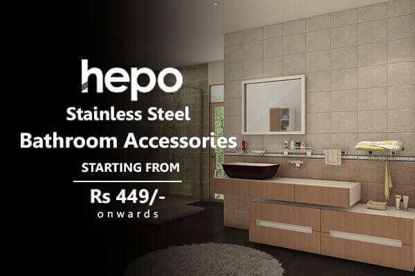 Hepo Stainless Steel Bathroom Accessories starting from Rs 449/- onwards